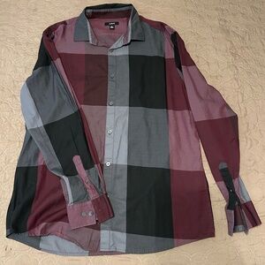 Alfani button up long sleeve